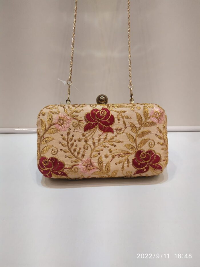 Fancy Printed Fabric Clutches