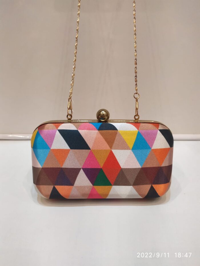 Fancy Printed Fabric Clutches