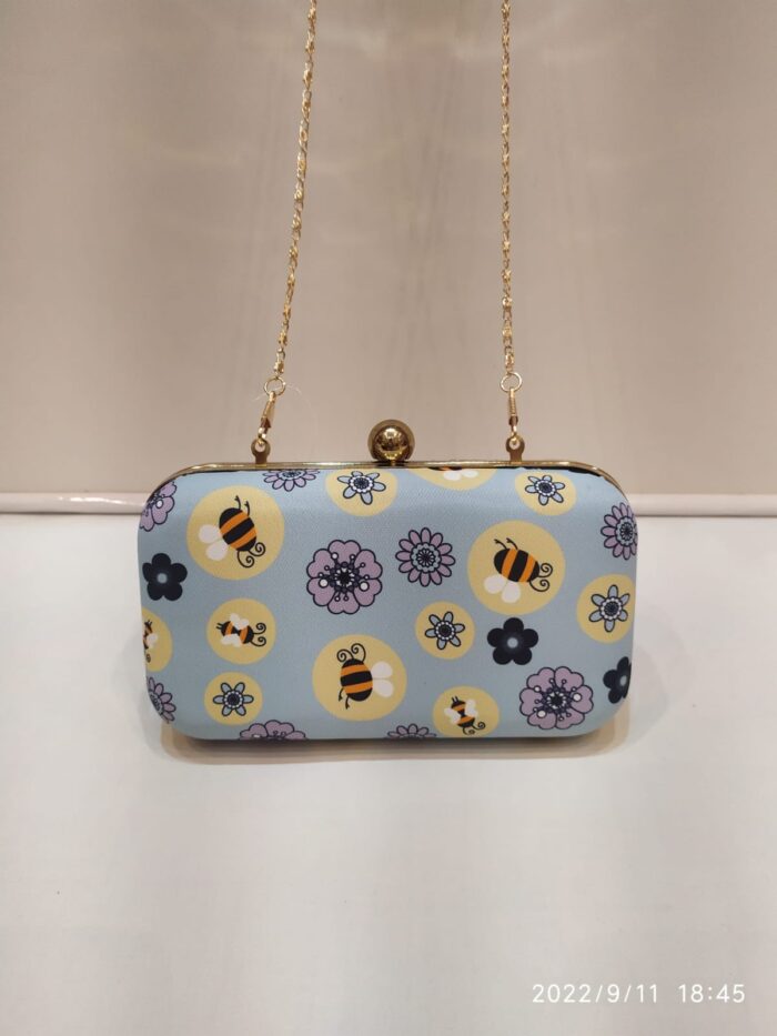 Fancy Printed Fabric Clutches