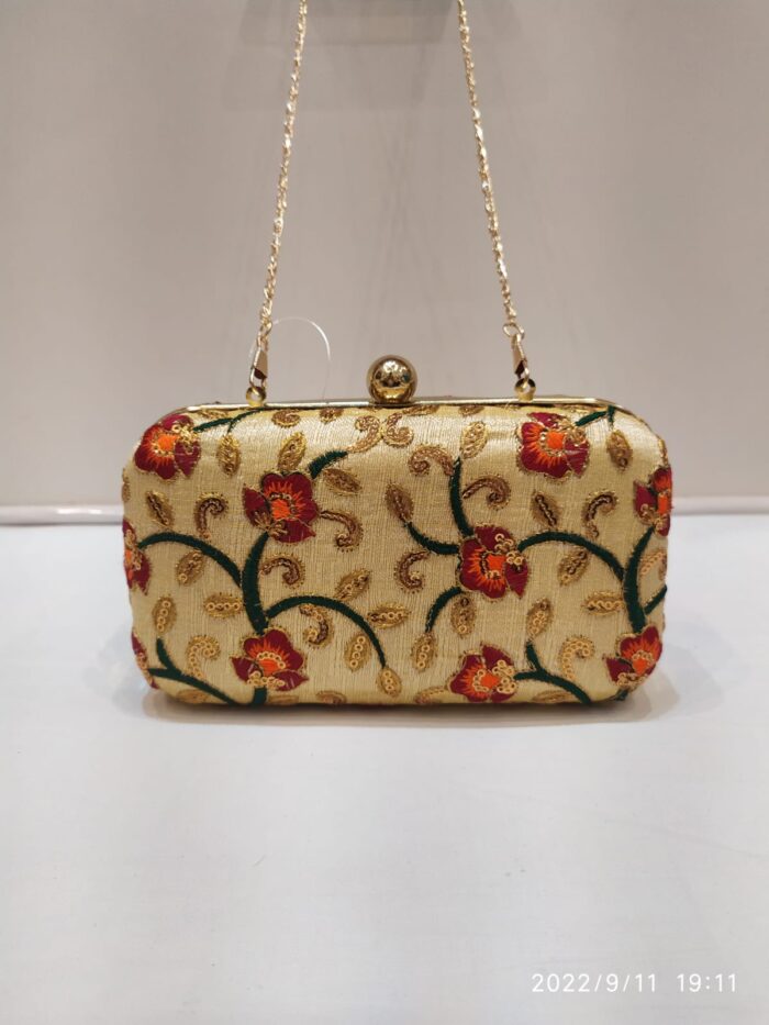Fancy Printed Fabric Clutches