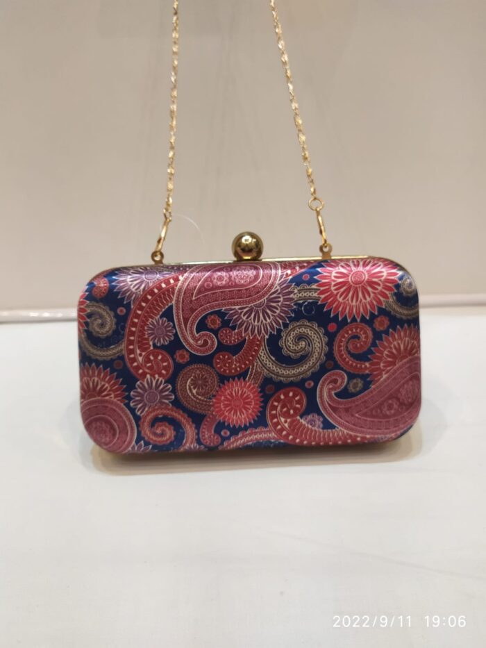 Fancy Printed Fabric Clutches