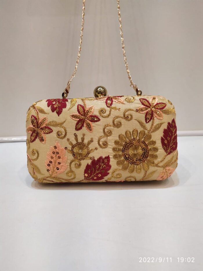 Fancy Printed Fabric Clutches