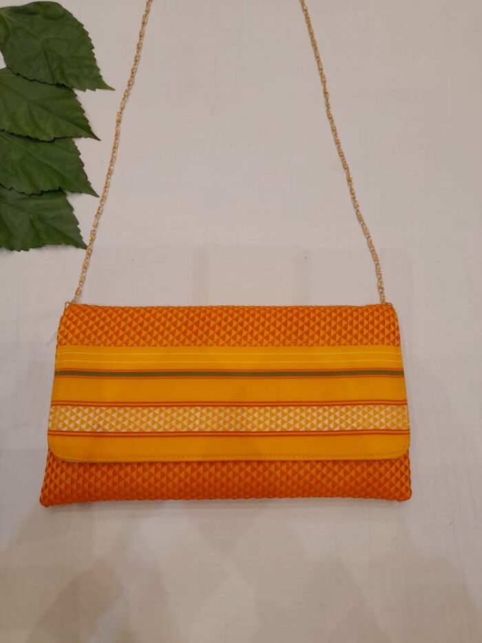 Khan Sling Purse in Orange Color