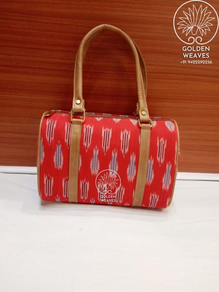 Ikkat Fabric Dholak Bags