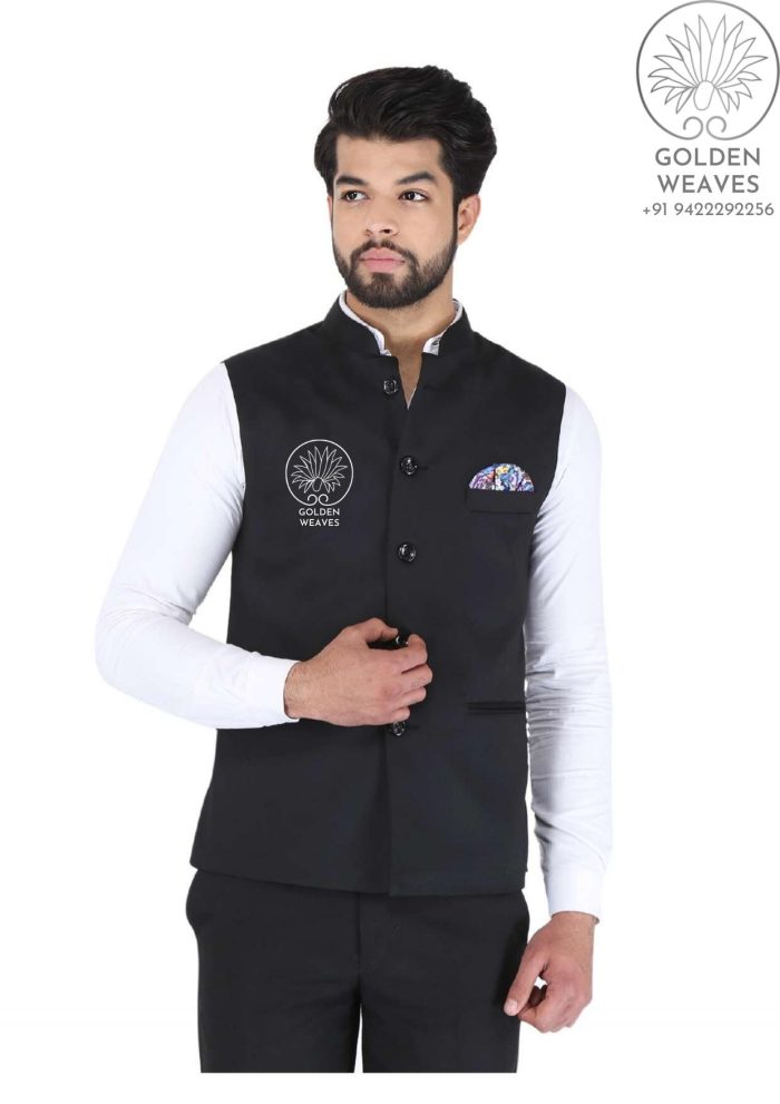 High Quality Plain Color Pudhari - Neta Jacket