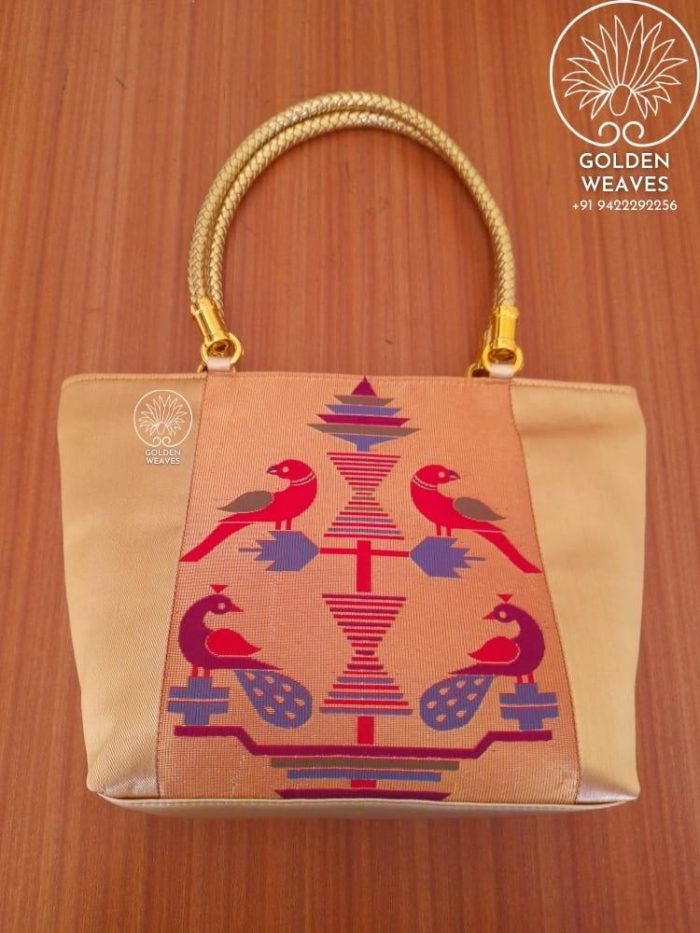 Paithani Tote Bags
