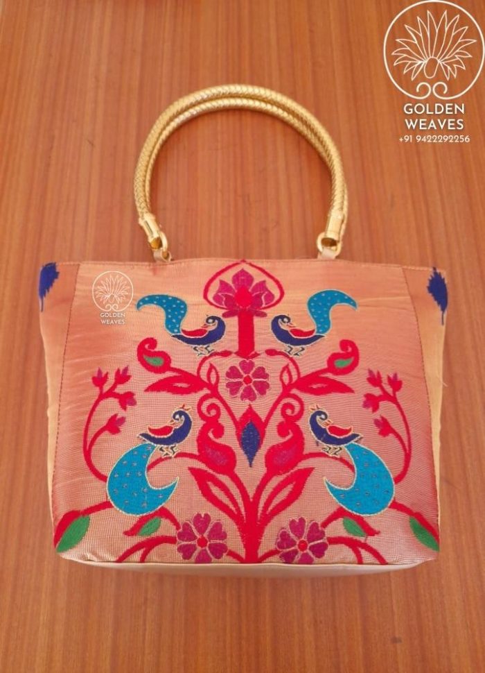 Paithani Tote Bags