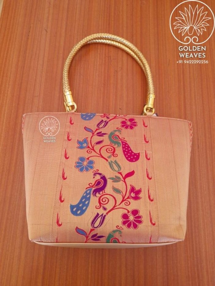Paithani Tote Bags