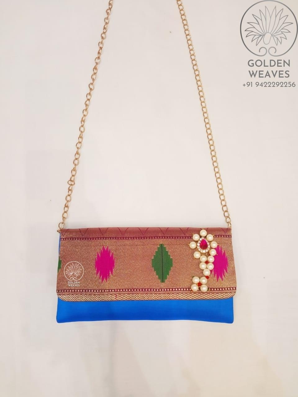 Women Hand Bag with Kashmiri Aari Embroidery | Angad Creations