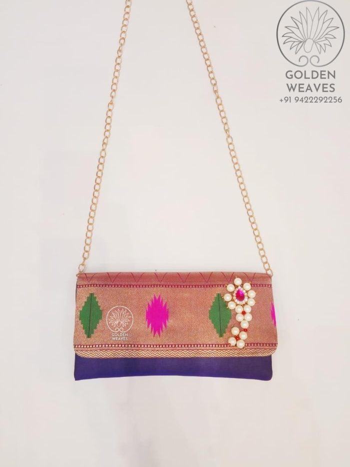 Sling Purse Attached With Maharashtrian Nath