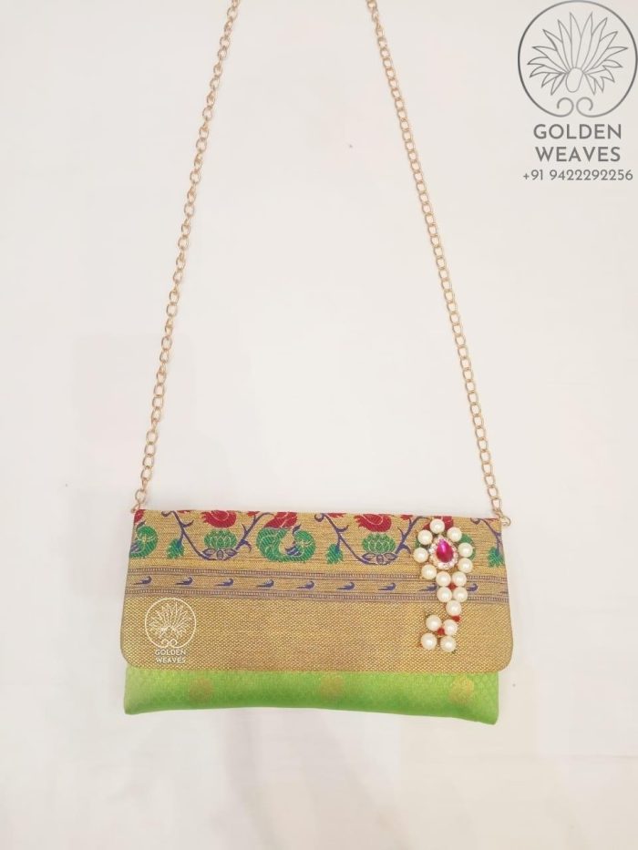 Sling Purse Attached With Maharashtrian Nath