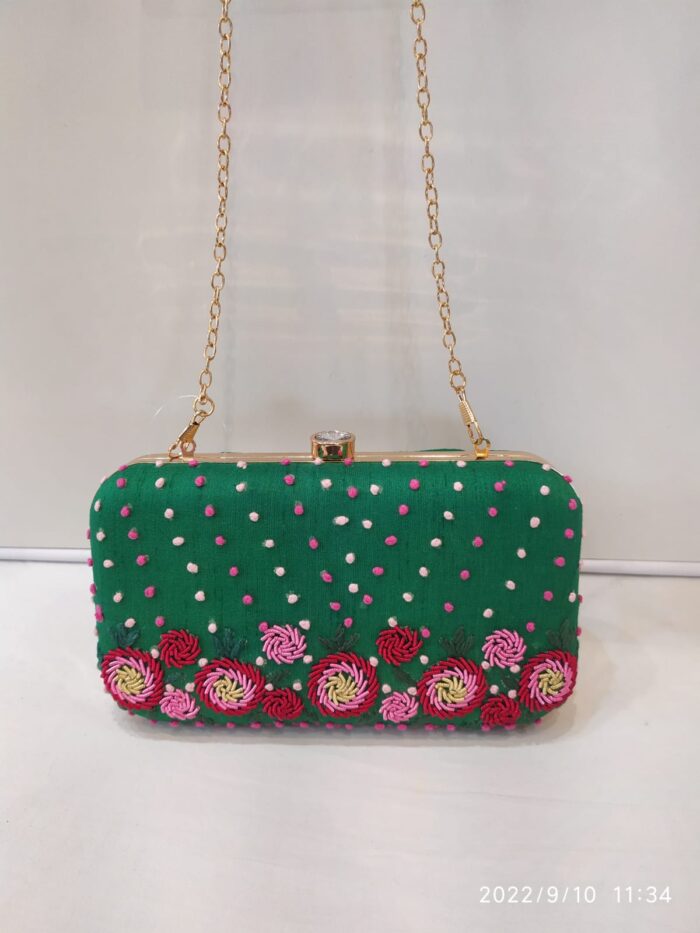 Vastra Kalakari Designer Frame Clutch