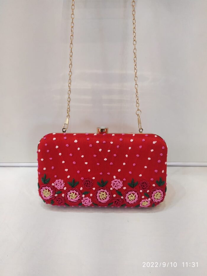 Vastra Kalakari Designer Frame Clutch