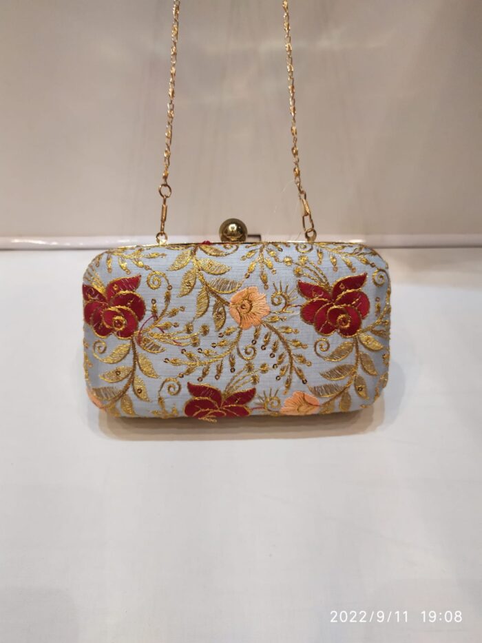 Fancy Printed Fabric Clutches